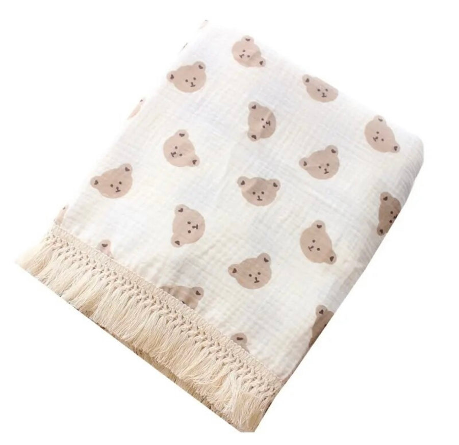 Beary Cute Tassel Blanket