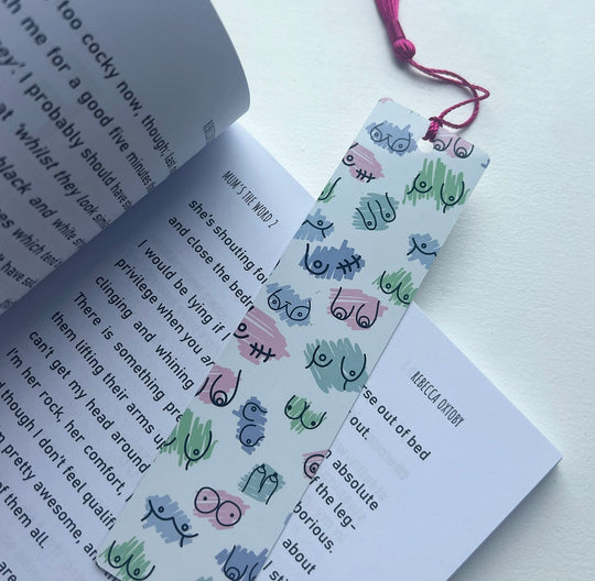 Boobie Metal Bookmark (two designs available)